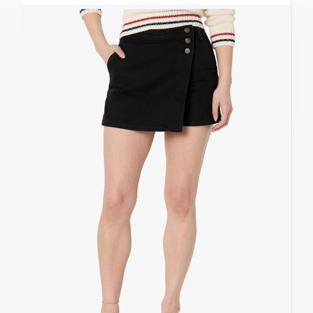 The Drop Womens Gabby Denim Wrap Skort #1235